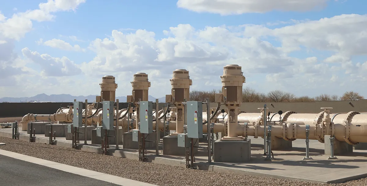 NSF-61 Certified Pumps Installed at Arizona Booster Station